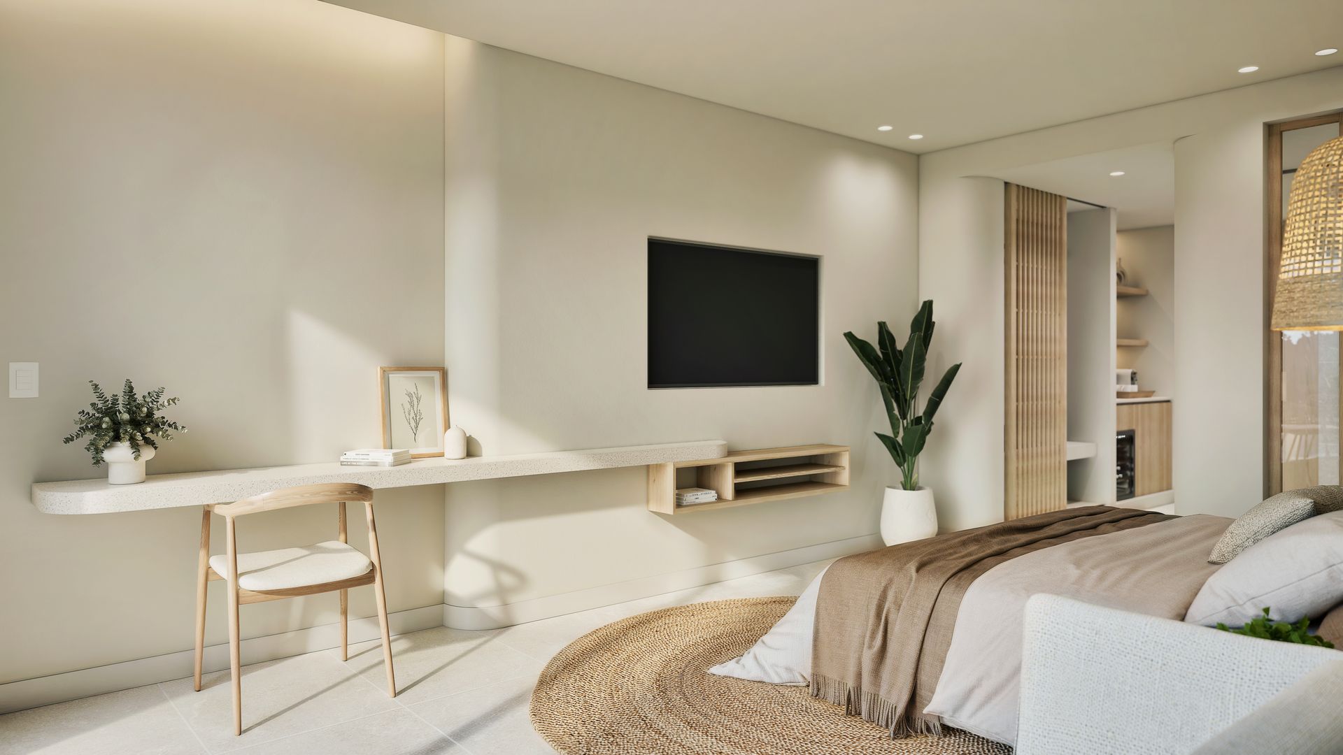 Suite with balcony view